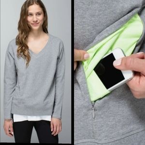 Lululemon After Asana pullover sweatshirt size 12